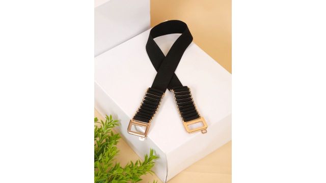 Teakwood Leathers Women Leather Stretchable Belt