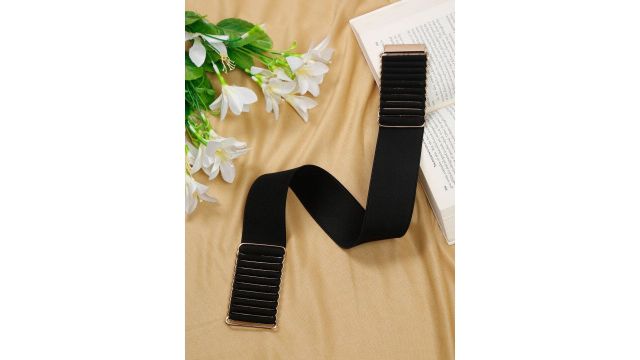 Teakwood Leathers Women Stretchable Interlock Belt