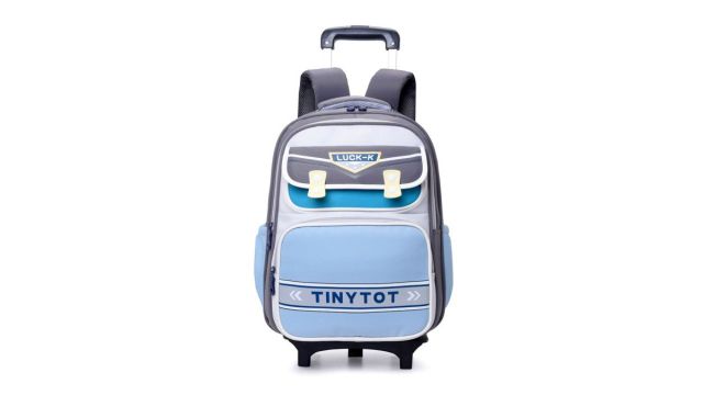 Tinytot Printed Backpack Trolley Bag