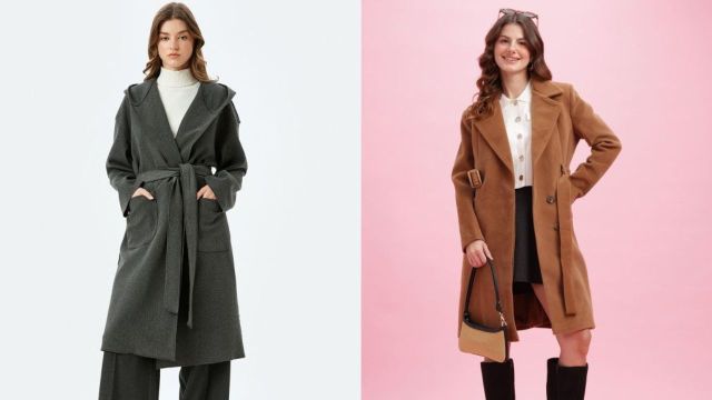 Top belted overcoats for comfort plus tailoring