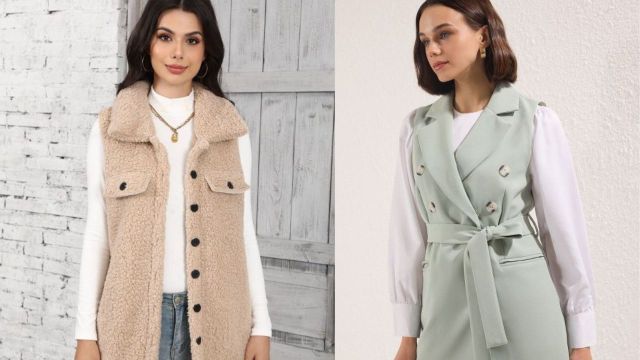 Top sleeveless coats for layering dynamics