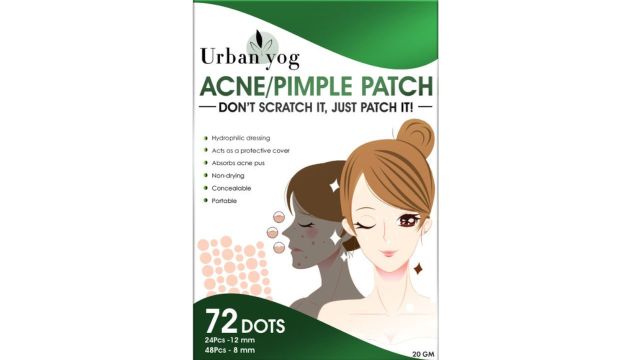 Urbanyog Non Drying Invisible Facial Stickers Acne Pimple Patch – 72 dots