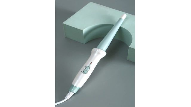 VNG V-596 Professional Electric Hair Curling Wand For Styling - Green