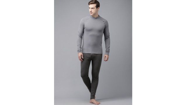 Van Heusen Innerwear Men Warm Tech Velvet Touch Extra Warm Thermal Bottom