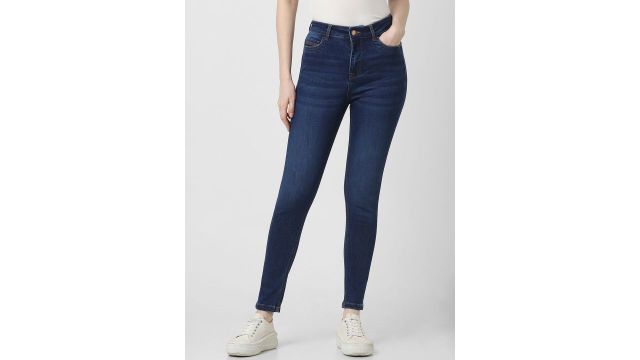 Van Heusen Woman Women Mid-Rise Slim Fit Light Fade Jeans