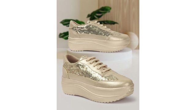 Vendoz Women Round Toe Lightweight Sneakers