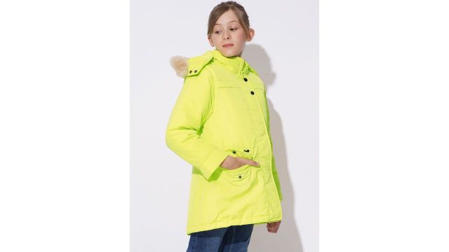 Vero Moda Girls Hooded Solid Casual Tailored Jacket