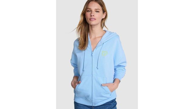 Victoria's Secret Women Typography Printed Hooded Sweatshirt