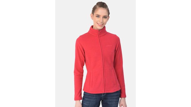 Woodland Women Fuchsia Hooded Sweatshirt