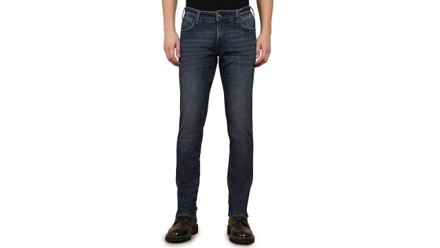Wrangler Men's Skanders Blue Jeans (Slim)