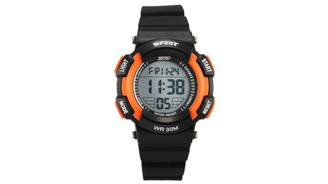 Zoop Digital Dial Black Strap Watch (Kids)
