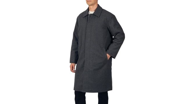 Alpine swiss Zach Mens Wool Trench Coat