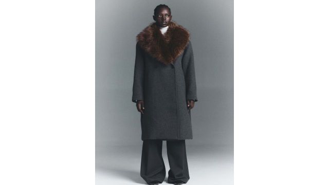 H&M Women Double-Breasted Coat