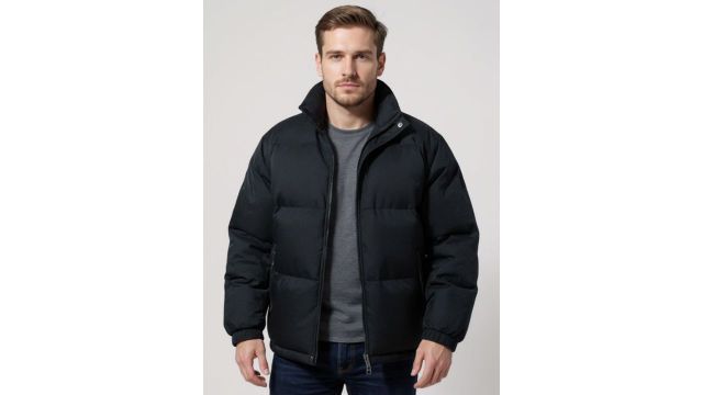 Mast & Harbour Stand Collar Puffer Jacket