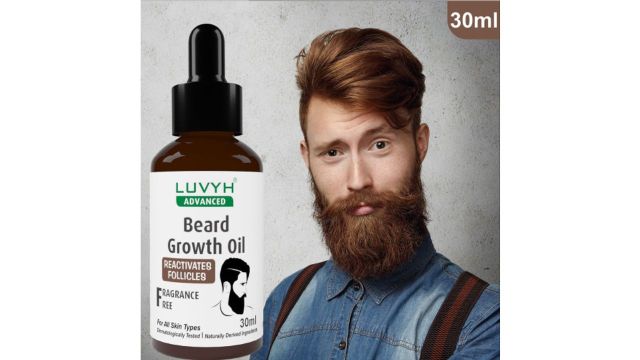 LUVYH Advanced Fragrance-Free Beard Growth Oil