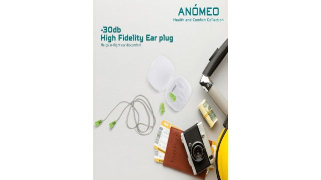 ANOMEO Set of 2 Green Ear Plugs