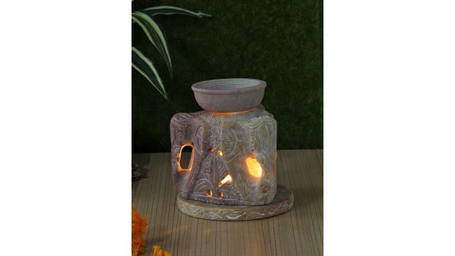 Aapno Rajasthan Elephant Shaped Tealight Holder