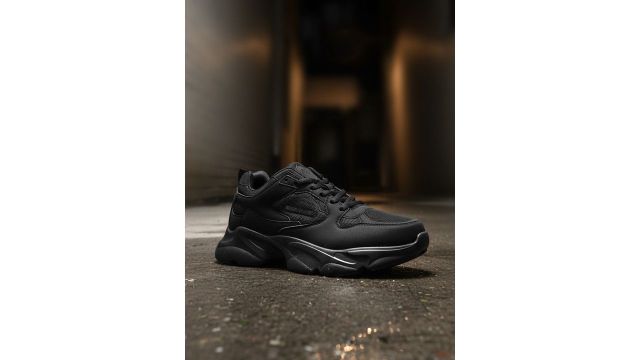 Aeropostale Men Sneakers (Black, regular, 3-month warranty)