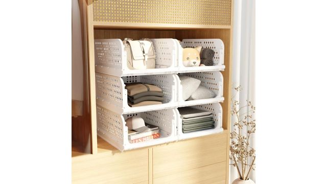 Amazon Basics Clothes Organizer for Wardrobe