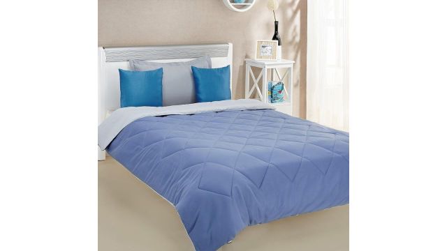 Amazon Brand - Solimo Microfibre Reversible Comforter