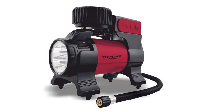 Bergmann Typhoon Digital Heavy-Duty Metal Tyre Inflator