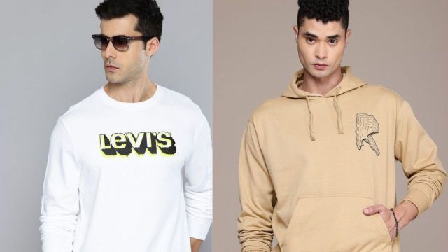 Best casual logo printed sweatshirts for men to check out