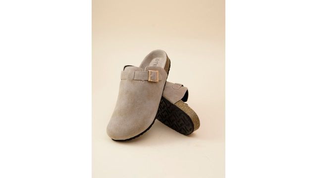 Big Fox Men Suede Clogs Sandals