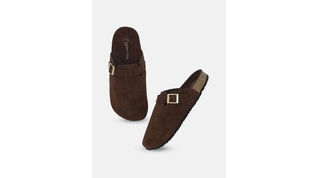 Big Fox Men Suede Comfort Sandals (Buckle)
