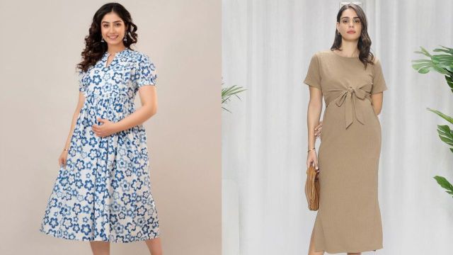 Bump-ready style without the “tent” fit