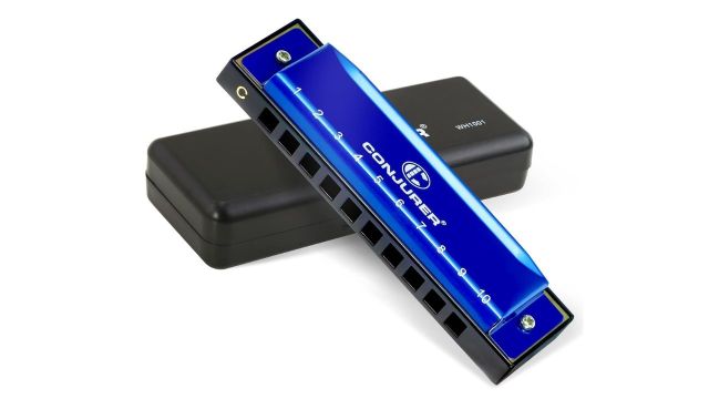 CONJURER Blues Harmonica 10 Hole 20 Tone