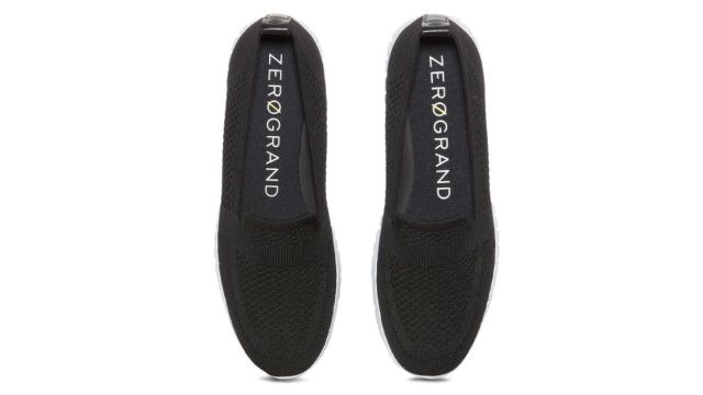 Cole Haan Black Women ZEROGRAND STITCHLITE SLIP ON LOAFER