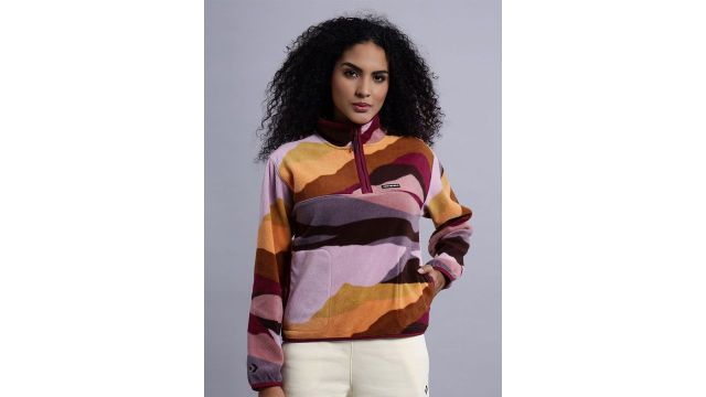 Converse Women Counter Climate Polar Fleece Half-Zip Popover