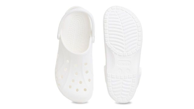 Crocs Unisex White Baya Croslite Clogs