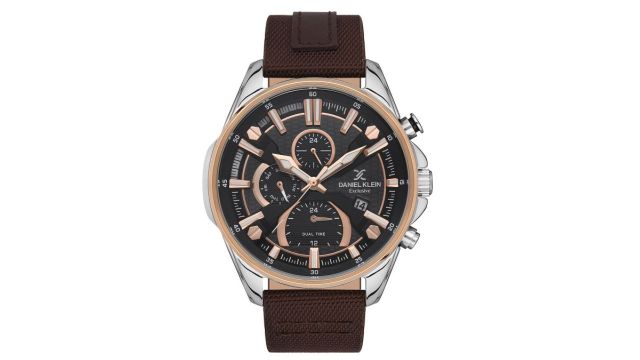 Daniel Klein Exclusive Men Brown Dial & Regular Straps Watch