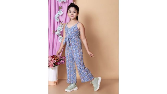 Darji Fashion Girls Printed Basic Jumpsuit