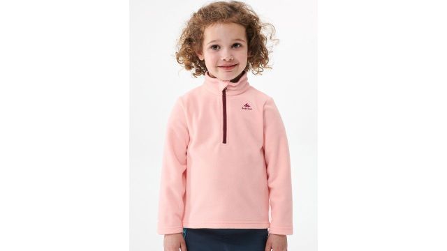 Decathlon Quechua Kids Pink Insulated Fleece Jacket (2–6 years)