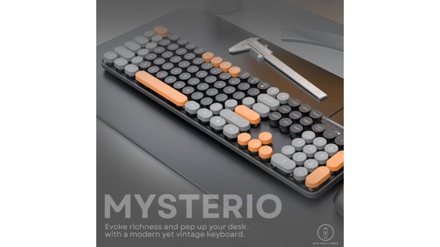 Dr Luxur Mysterio Wired Typewriter Style Keyboard
