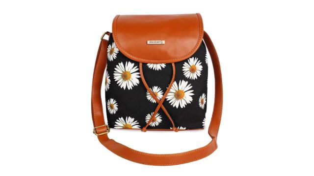 DressBerry Girls Floral Printed Structured Sling Bag