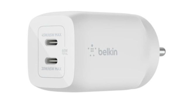 Dual USB-C GaN Wall Charger 65W