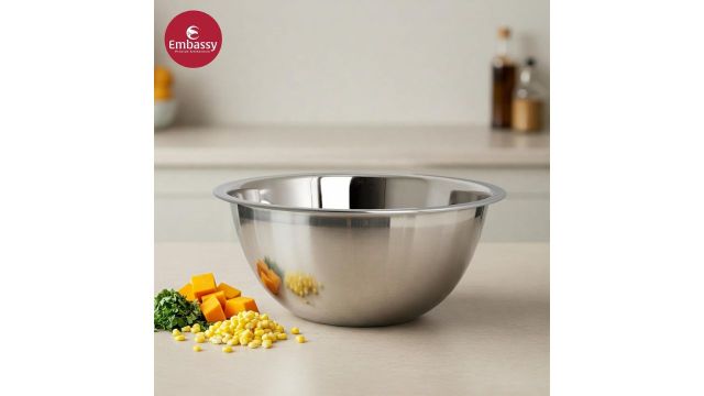 EMBASSY Stainless Steel Set of 3 Mixing Bowls