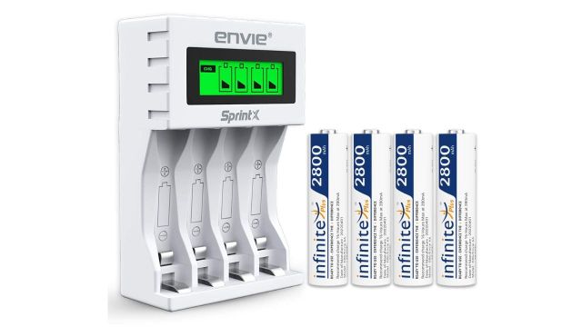 ENVIE® SprintX Ultra Fast Rechargeable Batteries Charger