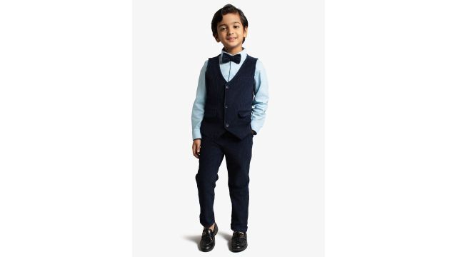 Ed-a-Mamma Boys 4-Piece Pure Cotton Party Suit
