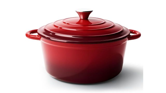 Fijinhom 4.5 Quart Enameled Cast Iron Dutch Oven