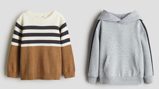 H&M kidswear sweatshirts, hoodies and T-shirts