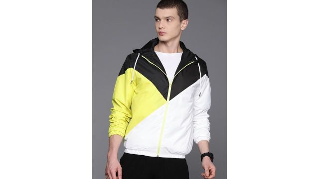 HRX by Hrithik Roshan Men Colourblocked Tailored Jacket