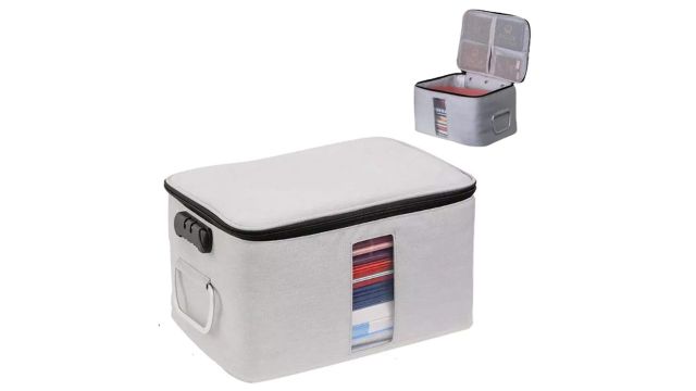 Handcuffs Document Organizer Bag with Lock