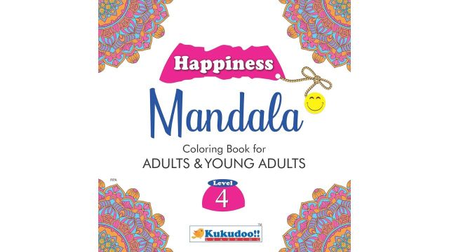 Happiness Mandala Colouring Book for Adults