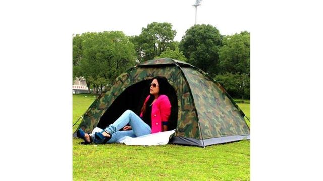 Polyester Military Waterproof 4 Person Picnic Camping Tent
