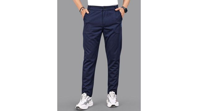 ISUEL FAB Men Regular Fit Mid-Rise Trousers