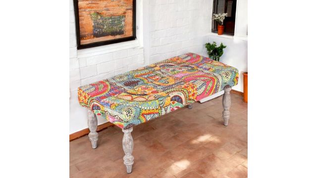 Ikiriya Ohio Solid Wood 2 Seater Bench